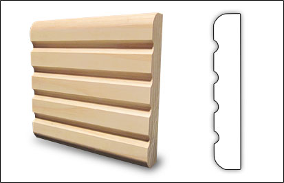 Wood Mouldings - Fluting